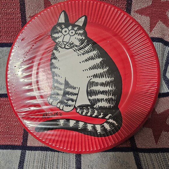 80’s Kliban Cat Paper Dessert Plates (UNOPENED) by American Greetings - Picture 1 of 6